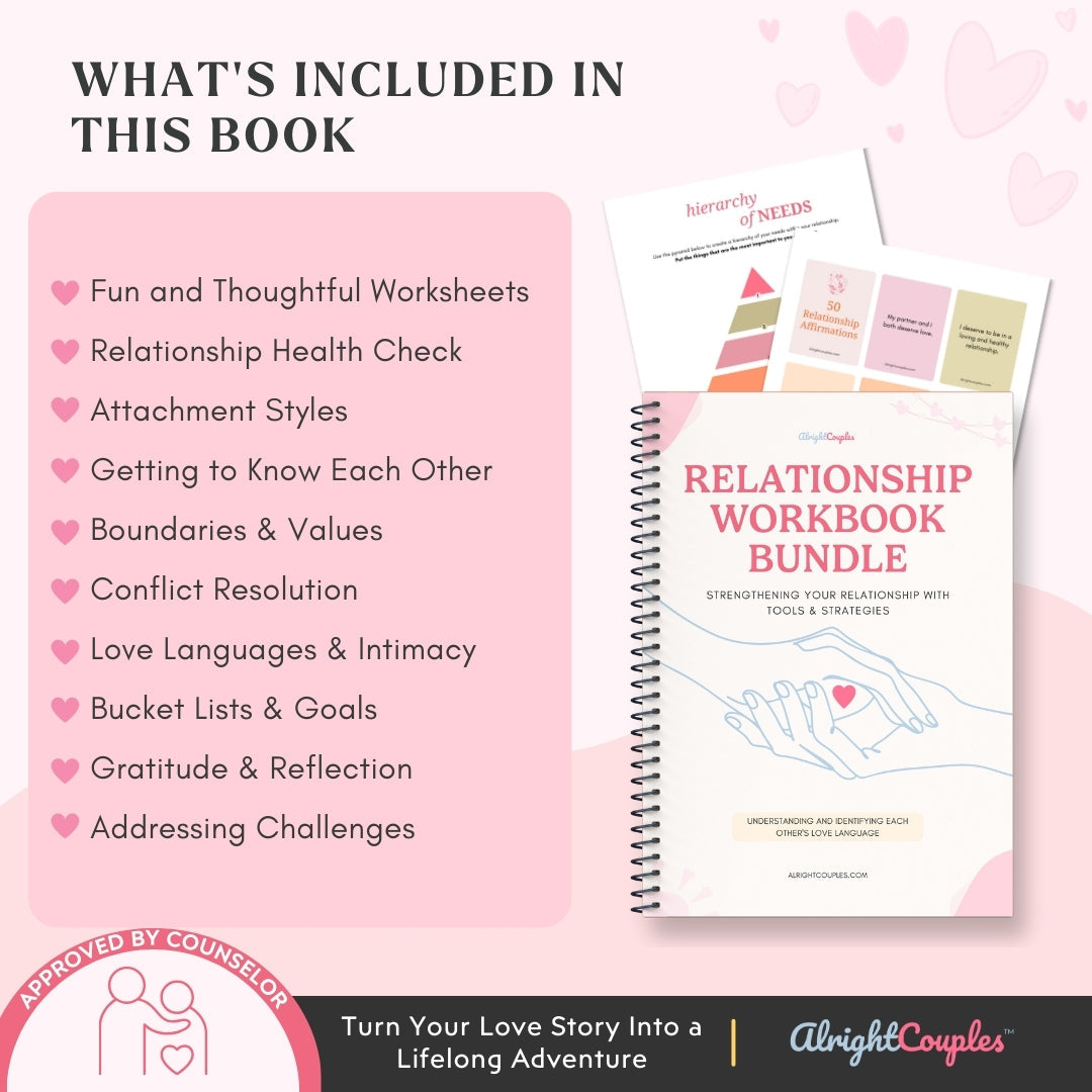 Relationship Workbook Bundle – Couples Counseling Tools