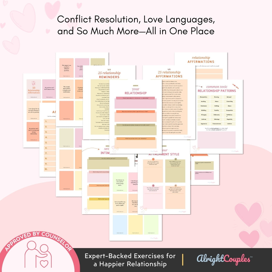 Relationship Workbook Bundle – Couples Counseling Tools