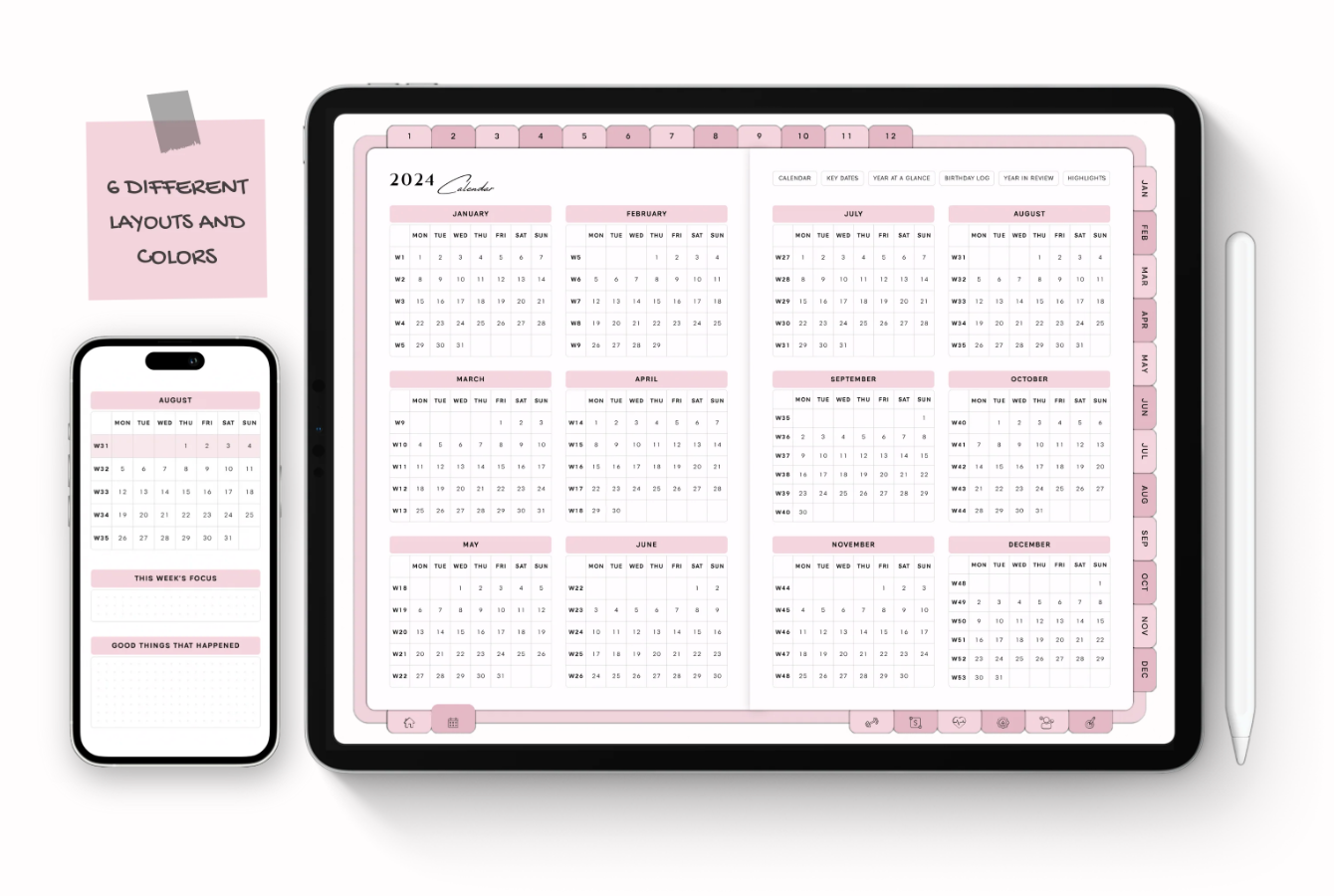 Digital Planner 2025 - 2026 + Weekly Drop