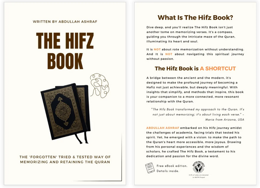 The Hifz Book – Your Roadmap to Memorize the Qur’an with Clarity & Confidence